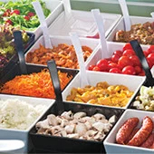  Melamine Buffet Display