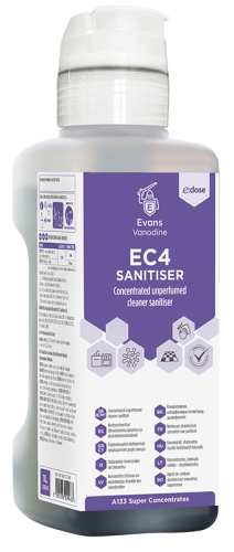 Evans E- Dose                           - EC4 Sanitiser                         A133