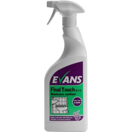 Evans Final Touch +                     Germicidal Cleaner                      A060AEV