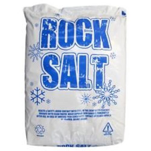 White Winter De-Icing Rock Salt