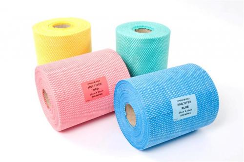 Jay Cloth Centrefeed Roll 500sh         R/B/Y/G