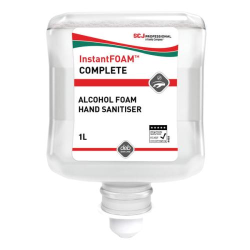Deb Stoko/SCJ Instant Complete          Foam Hand Sanitiser (1lt Cartridge)     DIS1000ML