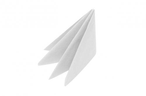 Napkins 25cm 2ply - White               WCKTNAPKIN