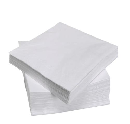 Napkins 33cm 2ply - White               132P/RC-132P