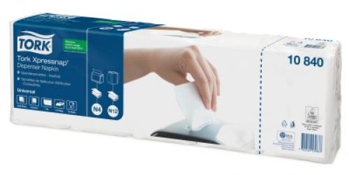 Tork Xpressnap Dispenser Napkin         1ply White                              10840