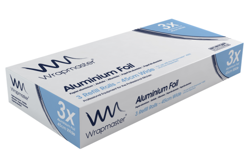 Wrapmaster 4500 Aluminium Foil Refill   45cm x 90m                              EACH SINGLE ROLL