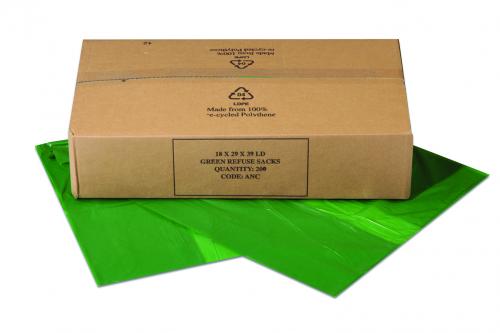 Green Sack 18x29x39" MW-10kg            Formerly HNBR                           X047