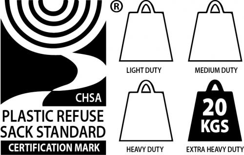 Refuse Sack 18x29x39" XHW-20kg          0030G