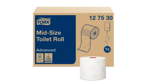 Tork Compact Toilet Roll                2ply White                              127530