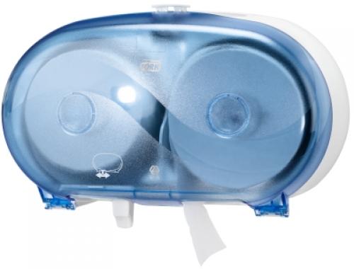 Tork Twin Coreless Mid-Size             Toilet Roll Dispenser                   55804000
