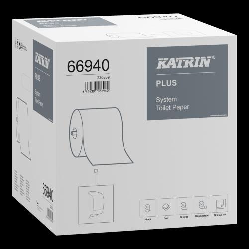 Katrin Plus Toilet Roll                 2ply White                              66940/87365