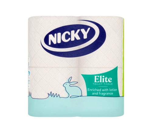 Nicky ELITE Quilted Toilet Roll         3ply White                              418520/422255