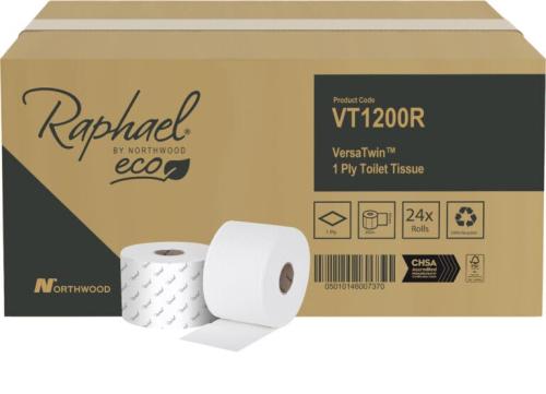 Tork Mini Jumbo Toilet Roll             2ply White                              120238