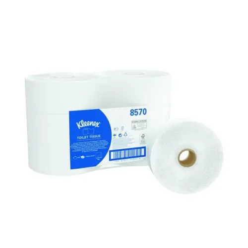 Kleenex Mini Jumbo Toilet Roll 8570     2ply White