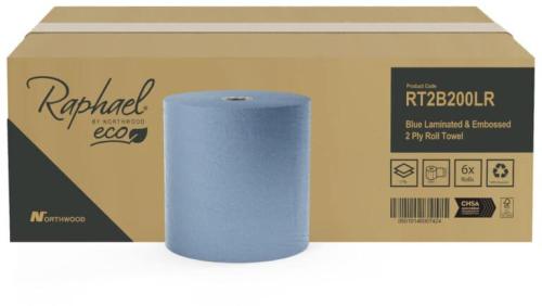 Embossed Rolltowel                      1ply Blue                               RTB200