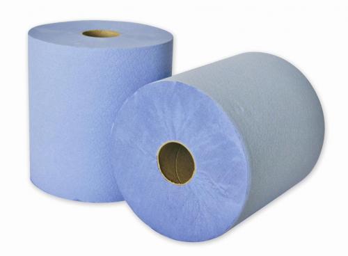 Embossed Rolltowel 2ply Blue            RTB175N