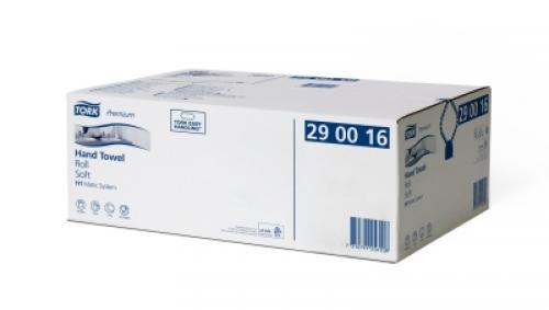 Tork Matic Soft Rolltowel               2ply White                              290016