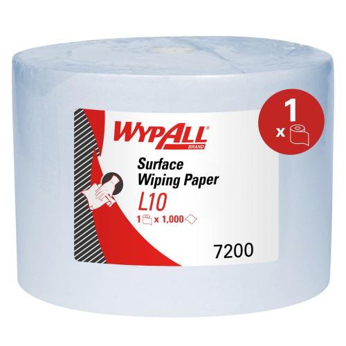 Wypall L10 Extra + Roll 7200 - 1ply Blue