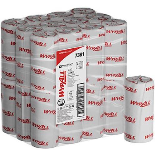 Wypall L20 EXTRA Roll 7381              10" - 2ply Blue
