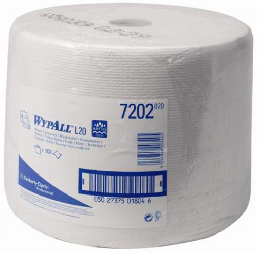Wypall L10 Extra + Roll 7202            - 1ply White
