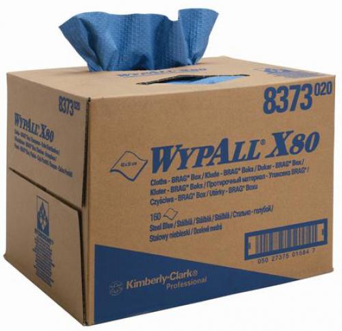 Wypall X80 Brag Box 8373 - 1ply Blue