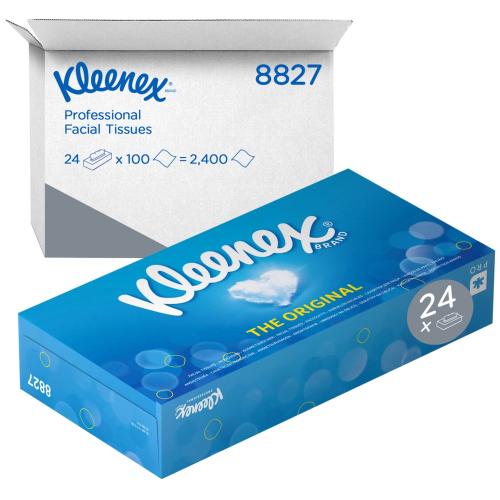 Kleenex Facial Tissue 2ply White        8827