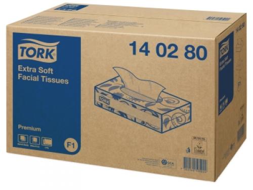 Tork Extra Soft Facial Tissue           2ply White                              140280