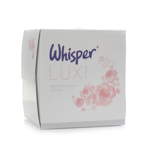 Whisper Luxi Cubed Facial Tissues       2ply White                              FC2W24
