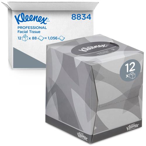 Kleenex Cubed Facial Tissues 8834       2ply White