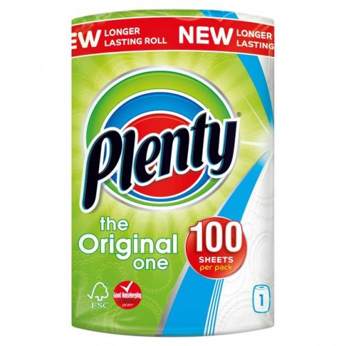 Nicky Jumbo Kitchen Roll                2ply White                              416372