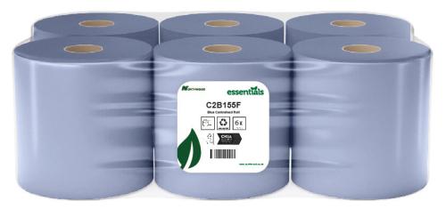 Wypall L20 Essential Centrefeed Roll    2ply Blue                               7277