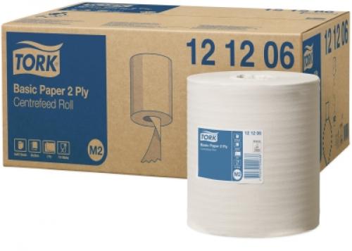 Tork Basic Centrefeed Roll              2ply White                              121206