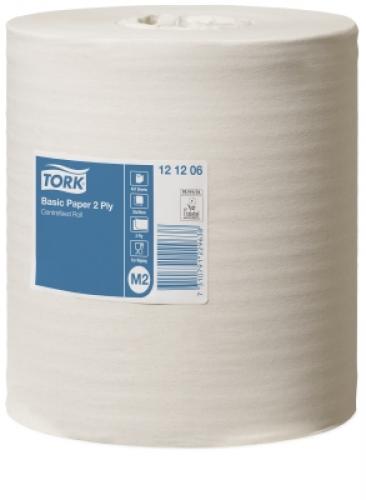 Tork Basic Centrefeed Roll              2ply White                              121206