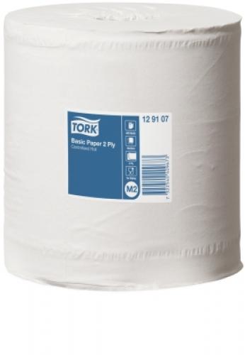 Tork Basic Centrefeed Roll              2ply White                              129107