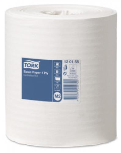 Tork Basic Centrefeed Roll              2ply White                              121206