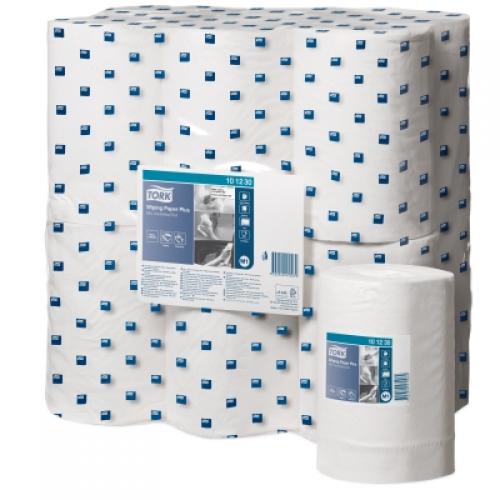 Tork Wiping Paper Plus                  Mini Centrefeed Roll 2ply White         101230