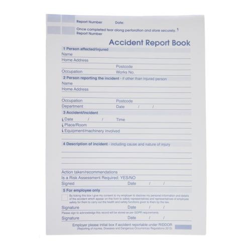 Accident Book - A4