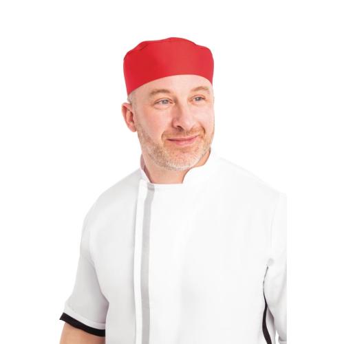 Whites Skull Cap Red Polycotton - One Size