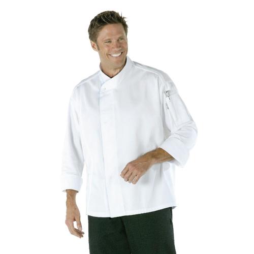 Chef Works CoolVent Chef Jacket Long Sleeve White - Size L (B2B)