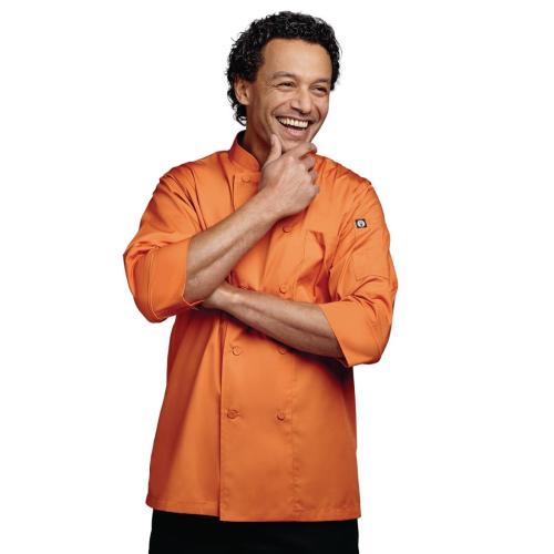 Chef Works Chef Jacket Orange - Size S