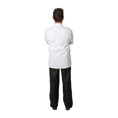 Chef Works Capri Executive White S/S Chef Jacket Egyptian Cotton - Size 42 (B2B)