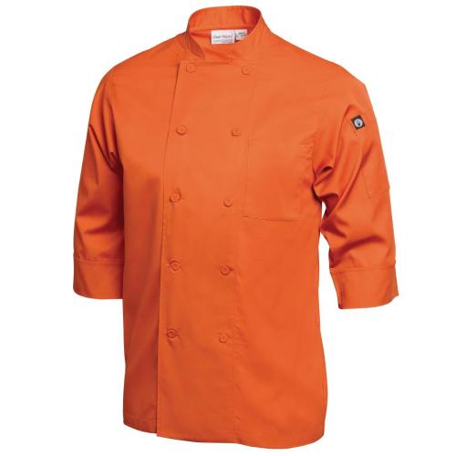 Chef Works Chef Jacket Orange - Size S