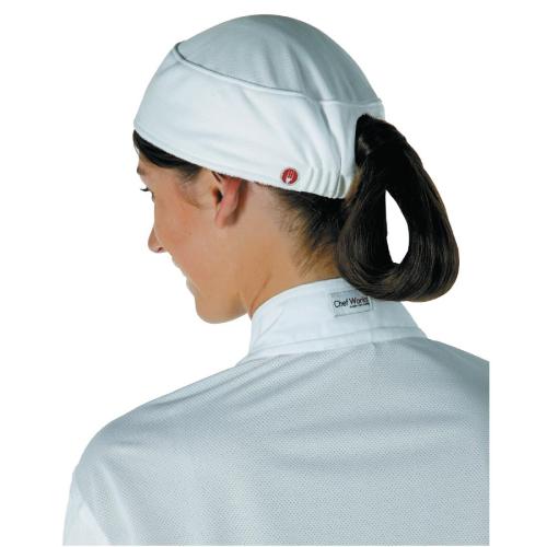 Chef Works Total Vent Womens Beanie White