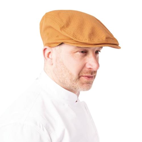 Chef Works Pigment Dye Canvas Drivers Cap Nutmeg - Size L-XL (Direct)