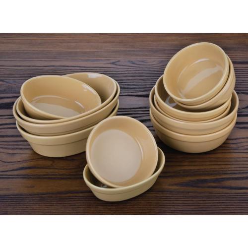 Olympia Cookware Oval Pie Bowl - 235ml 7 9/10fl oz (Box 6)