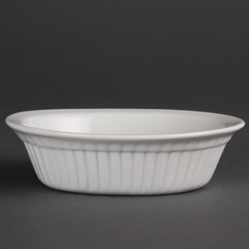 Olympia Whiteware Oval Pie Dish - 46x170x133mm (Box 6)