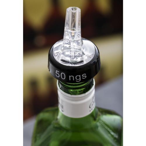 Liquor Pourer Clear Spout - 50ml Not CE