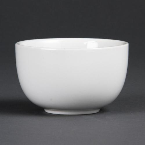 Olympia Whiteware Open Sugar Bowl - 200ml 6 7/10fl oz (Box 12)