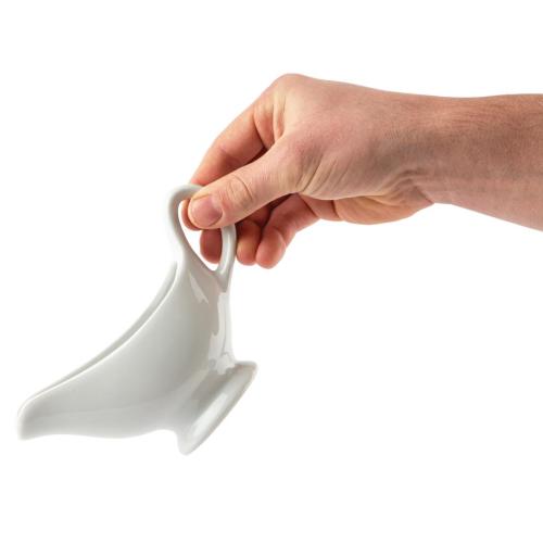 Olympia Whiteware Gravy Boat - 180ml 6 1/10fl oz (Box 6)