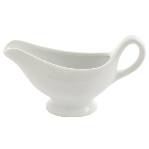Olympia Whiteware Gravy Boat - 180ml 6 1/10fl oz (Box 6)